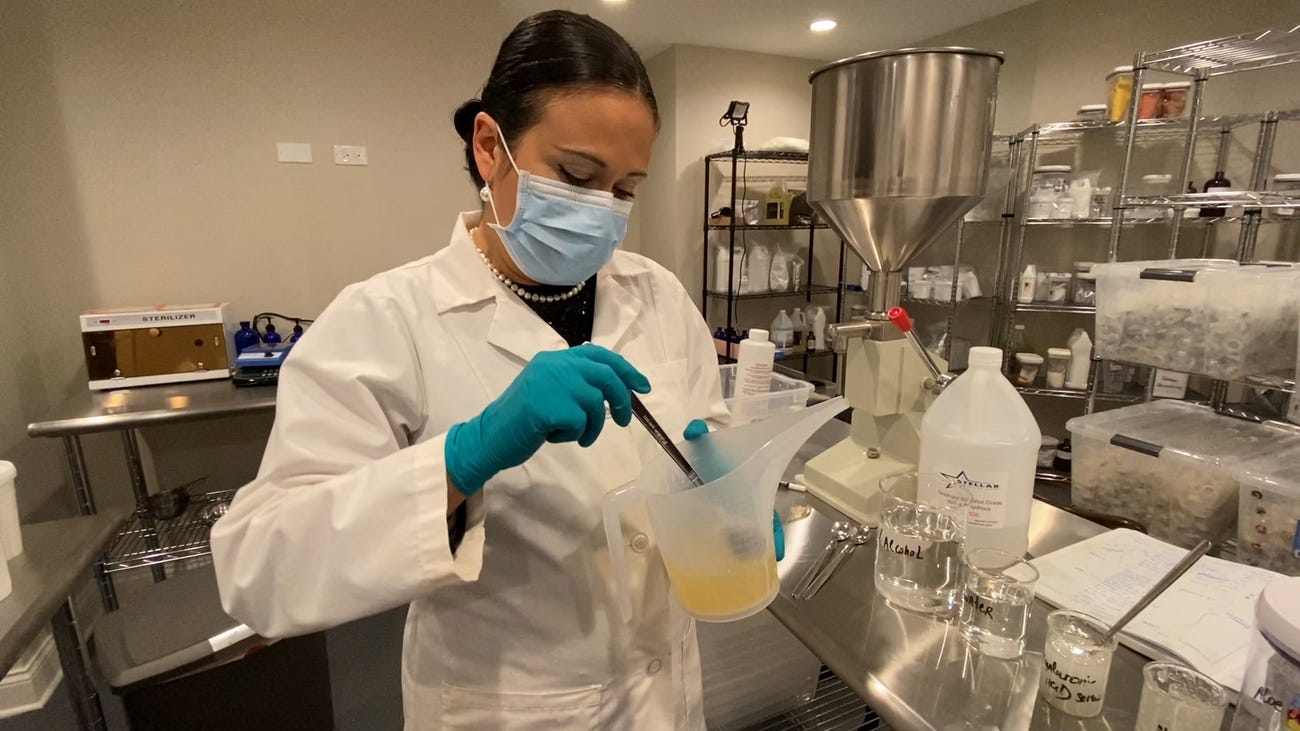 Business Insider coverage of EpiLynx gluten-free hand sanitizer production