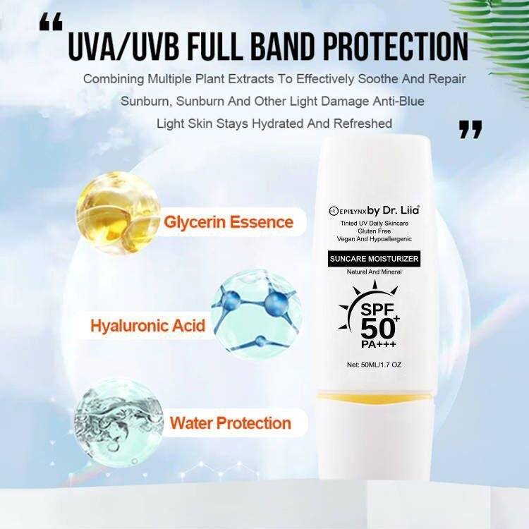 SPF 50 Mineral Moisturizer ā Hydrating, Vegan & Sensitive-Skin Safe