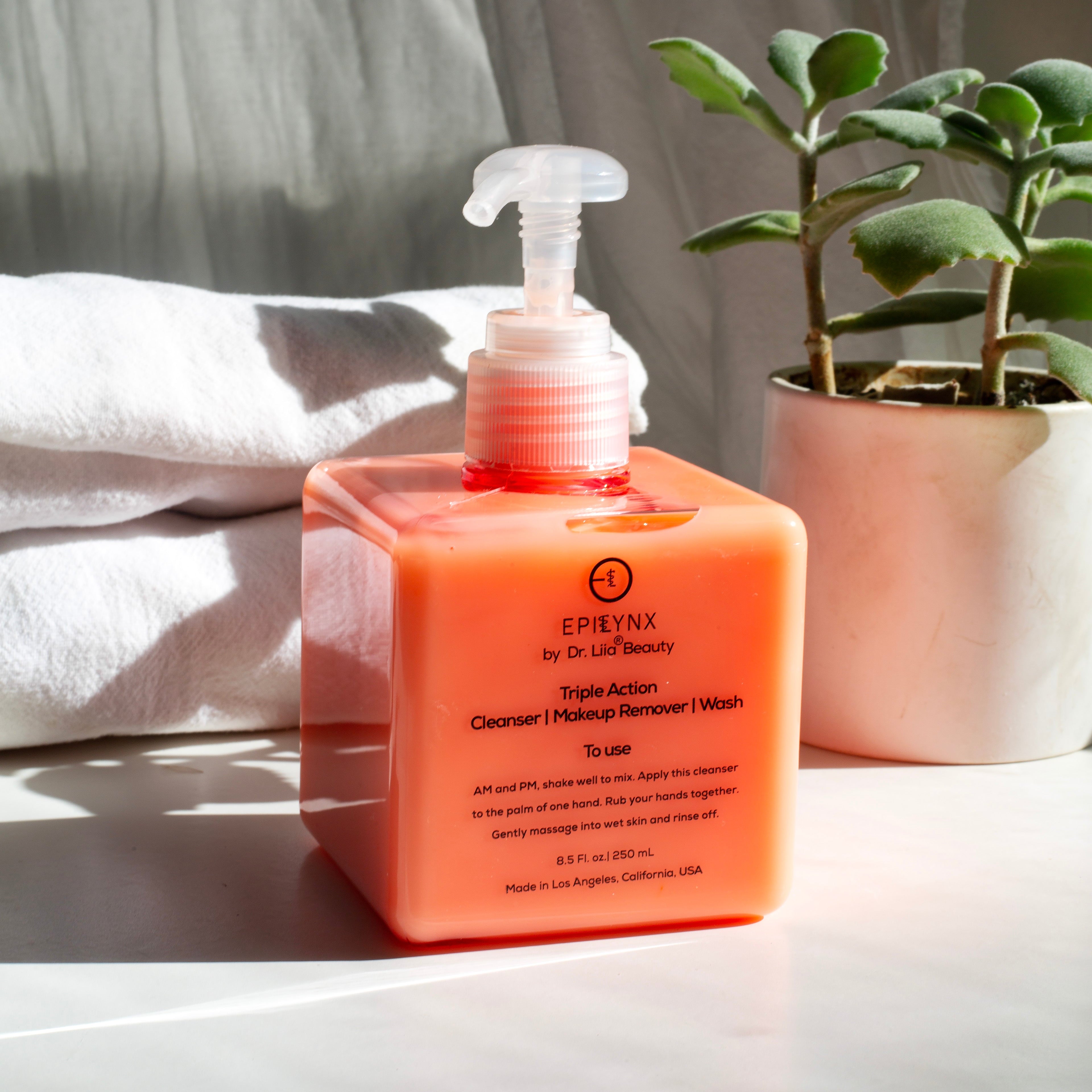 EpiLynx gentle hydrating facial cleanser with aloe and cucumber