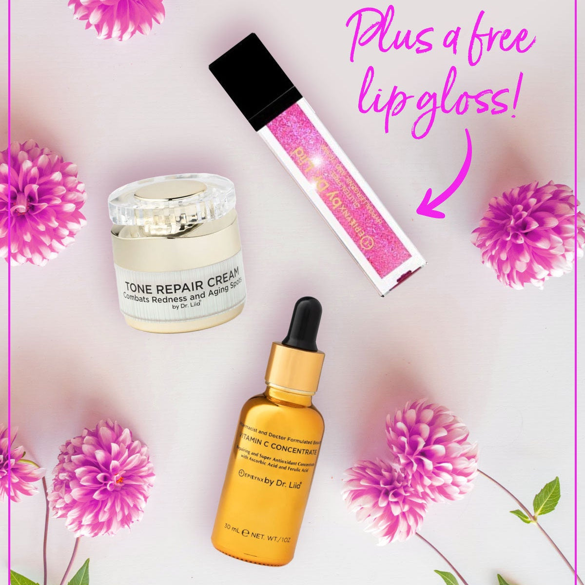 Holiday Luxe Vitamin C Brightening Glow Kit — $29 (value $92) + FREE Lip Gloss