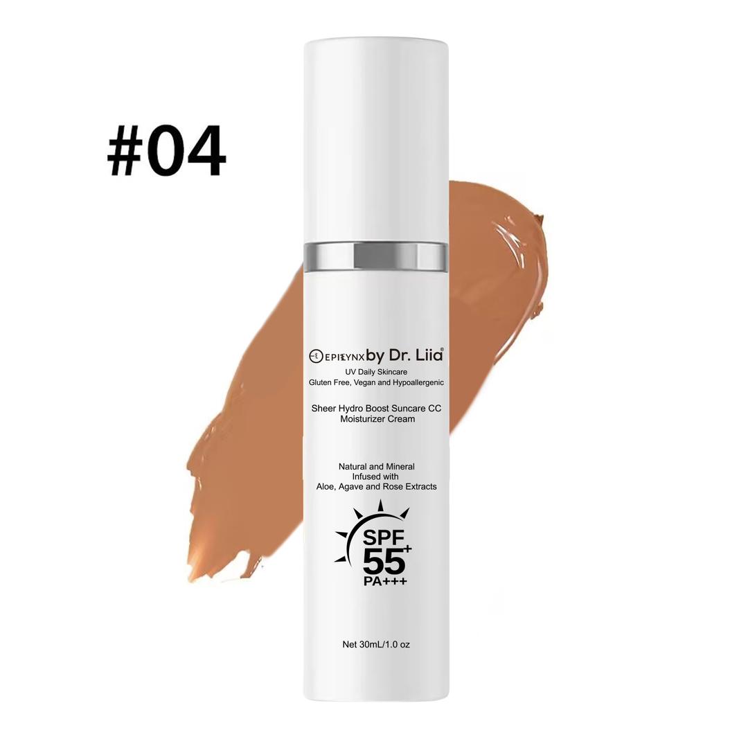 Tinted CC Moisturizer SPF 55 | Allergy-Friendly, Vegan Skincare