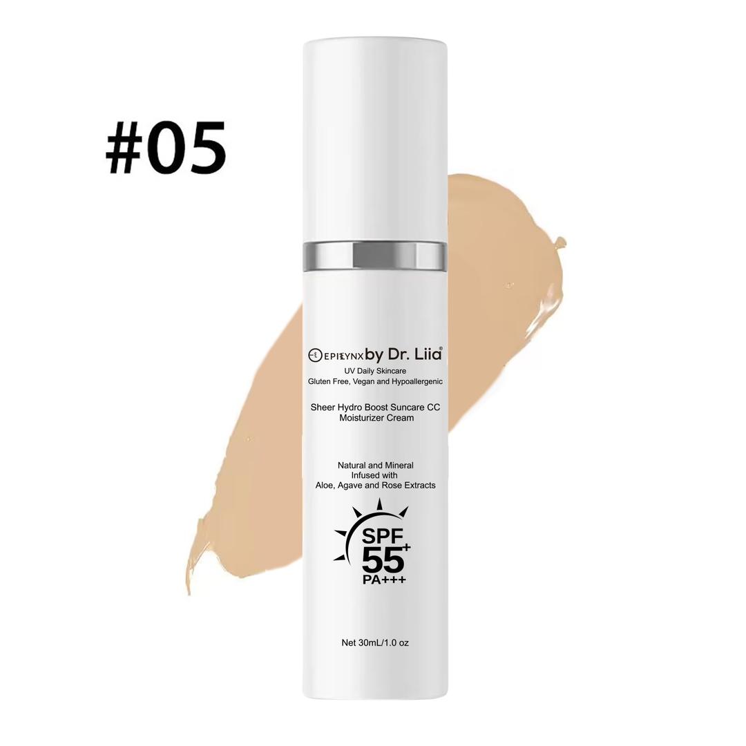 Tinted CC Moisturizer SPF 55 | Allergy-Friendly, Vegan Skincare