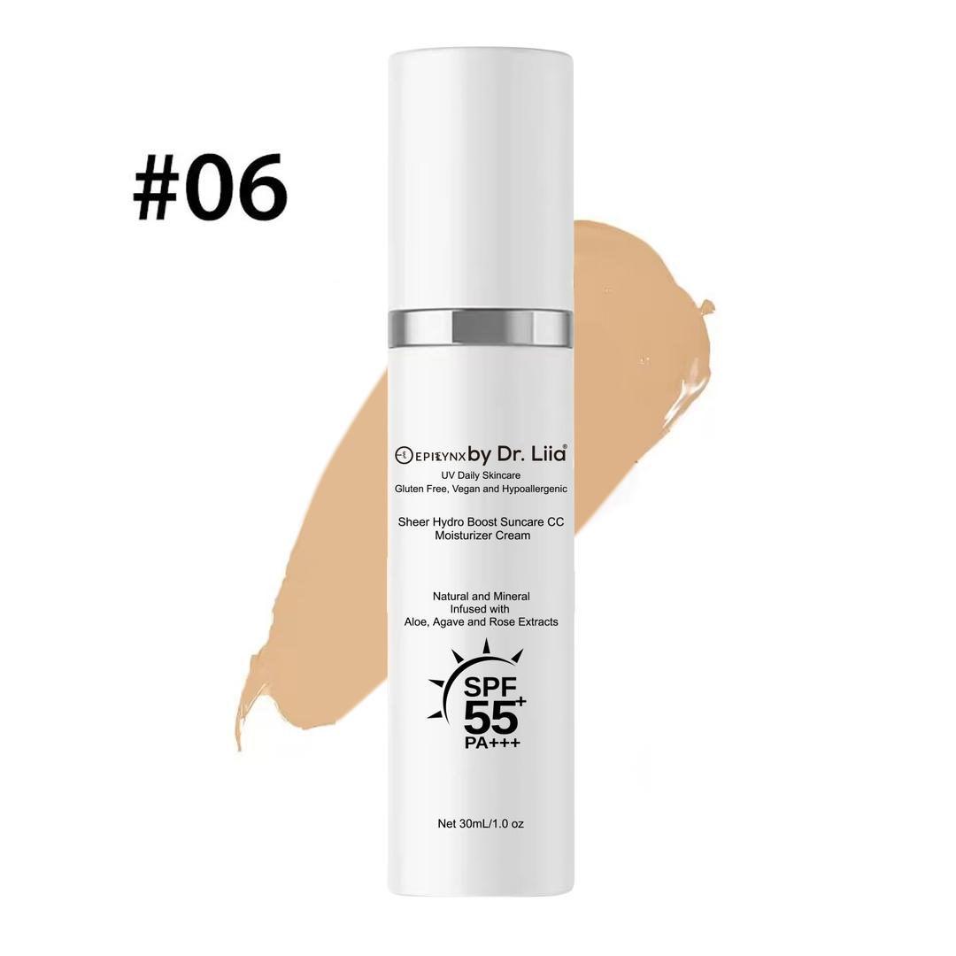 Tinted CC Moisturizer SPF 55 | Allergy-Friendly, Vegan Skincare