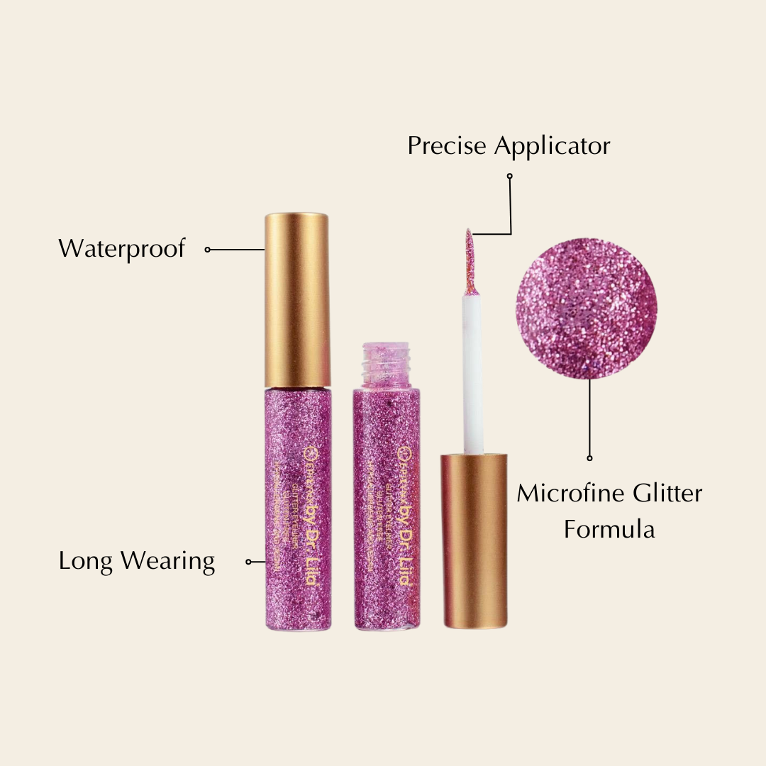 Shimmer & Shine Glitter Eyeliner – Vegan, Allergen-Free, Long-Wearing