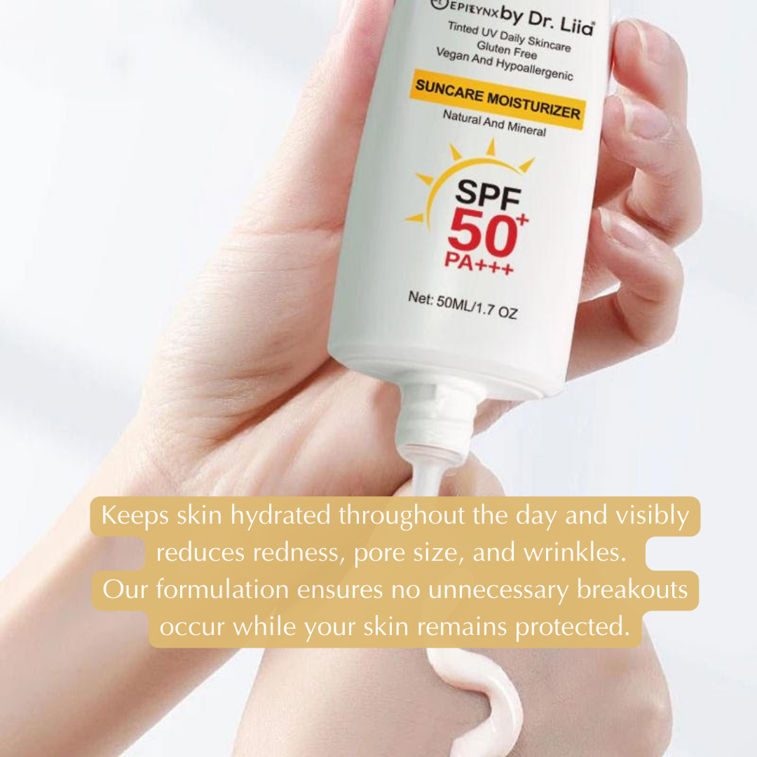 SPF 50 Mineral Moisturizer ā Hydrating, Vegan & Sensitive-Skin Safe
