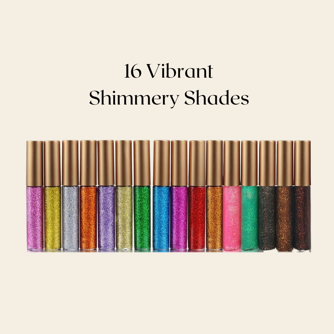 Shimmer & Shine Glitter Eyeliner – Vegan, Allergen-Free, Long-Wearing