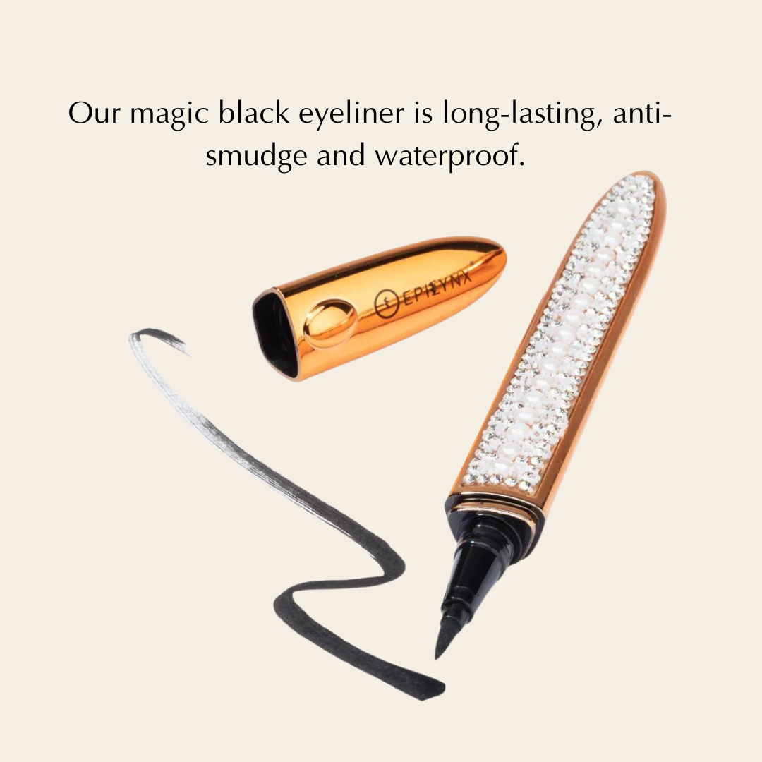 Benefits of the EpiLynx no-glue lash kit with waterproof liner