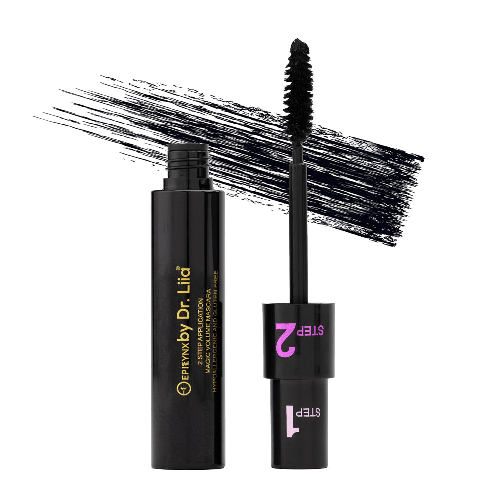 Gluten-Free, Vegan, Cruelty-Free Black Mascara -  Lengthening and Volume