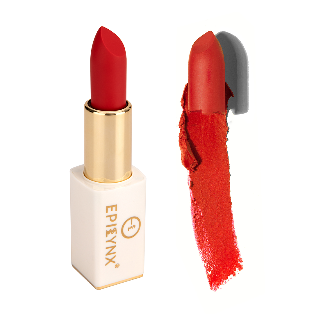 Gluten-Free, Hypoallergenic, Vegan, Matte Red Lipstick - Intense Hydration