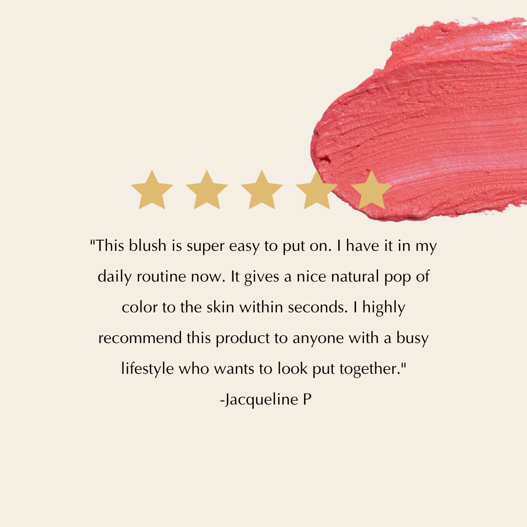 EpiLynx blush stick in Light, a vegan gluten-free cream blush