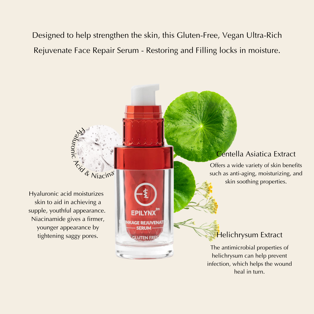 Enriching Ageless Rejuvenate Face Serum â Hydrating, Firming & Vegan (Gluten-Free, Mature Skin Friendly)