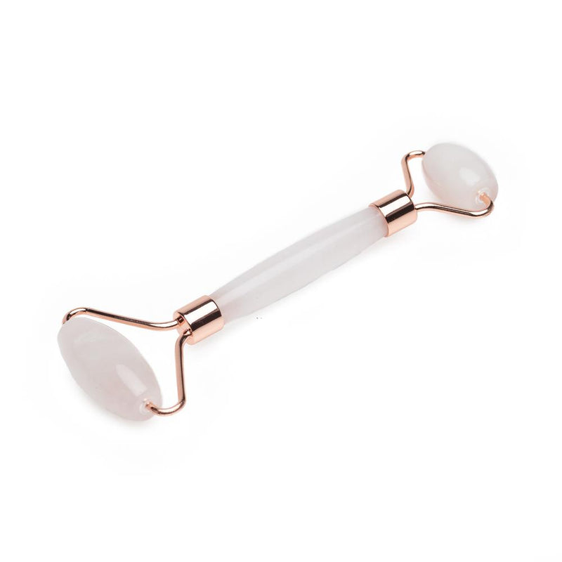 Real Rose Quartz Roller - Massage for Skin Tightening and Firming