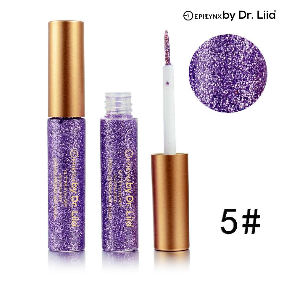 Gluten-Free, Vegan Glitter Purple Eyeliner - For Shimmer & Shine in Your Eyes
