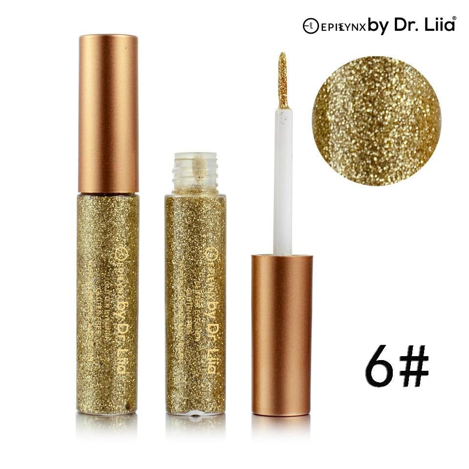 Gluten-Free, Vegan Glitter Gold Eyeliner - For Shimmer & Shine in Your Eyes