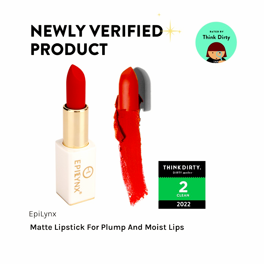 Gluten-Free, Hypoallergenic, Vegan, Matte Red Lipstick - Intense Hydration