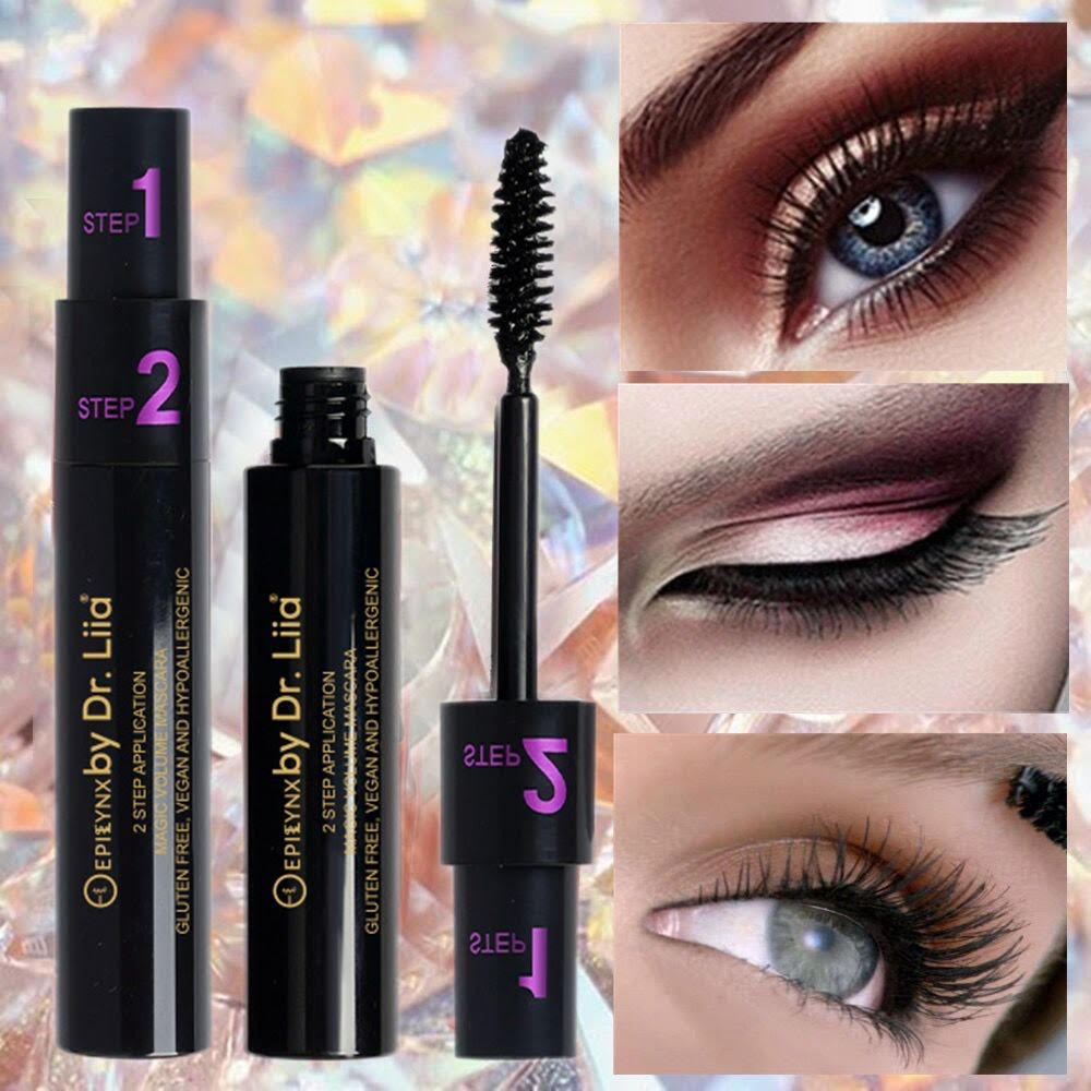 Gluten-Free, Vegan, Cruelty-Free Black Mascara -  Lengthening and Volume