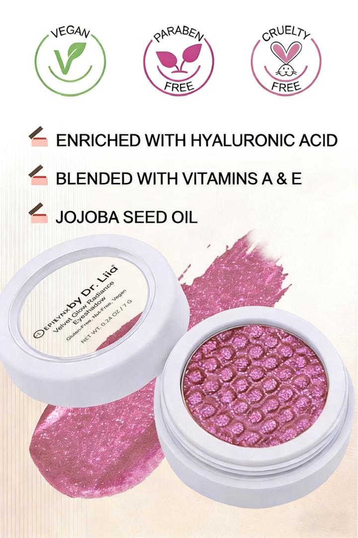 Velvet Glow Radiance Eyeshadow - Vegan, Gluten-Free, Nut-Free, Egg-Free