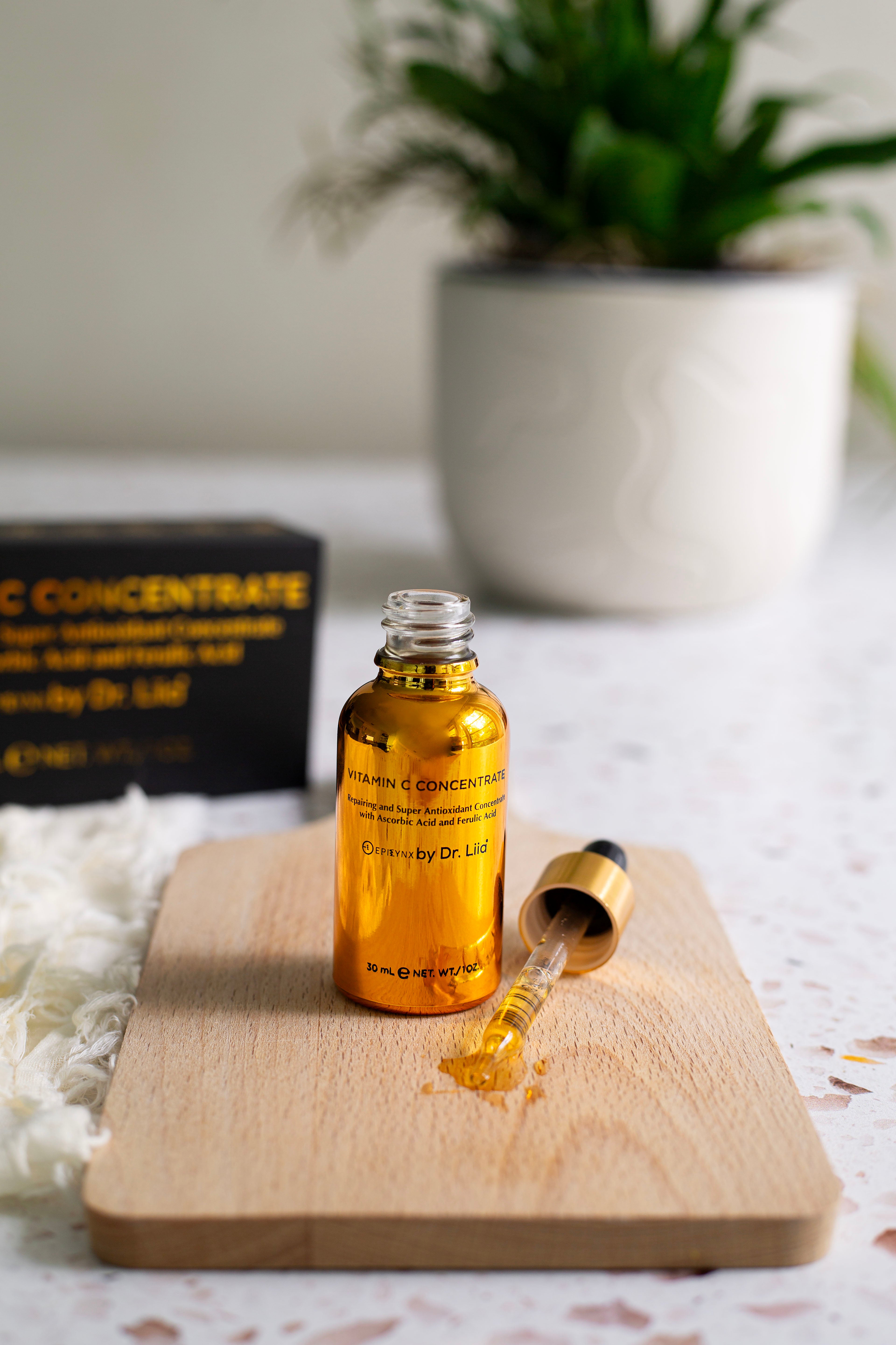 Brightening Vitamin C Glow Serum for Sensitive & Dry Skin – Vegan, Gluten-Free, Anti-Aging, Fragrance-Free