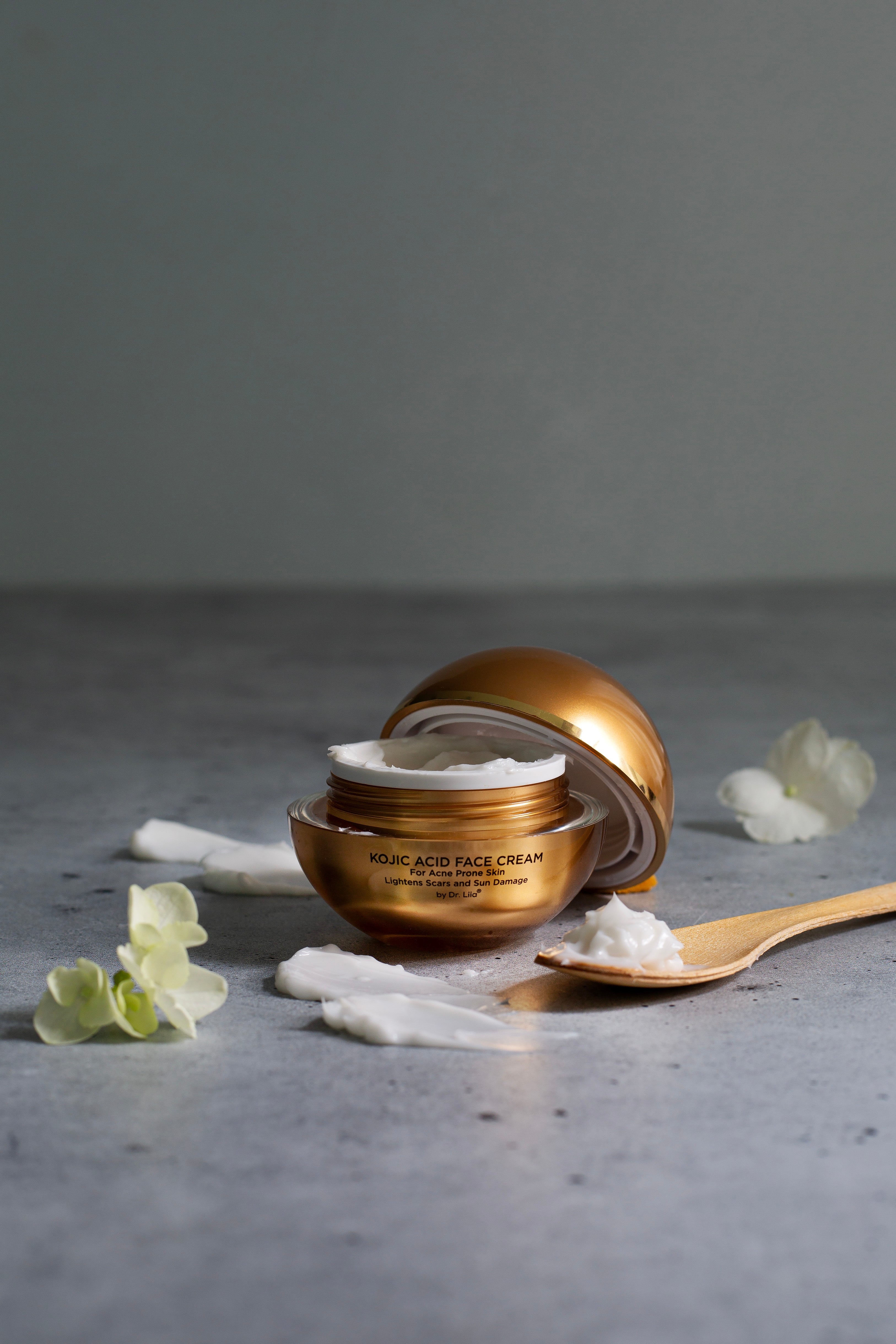 Kojic Acid Brightening Face Cream – Vegan, Gluten-Free & Acne-Prone Skin Friendly