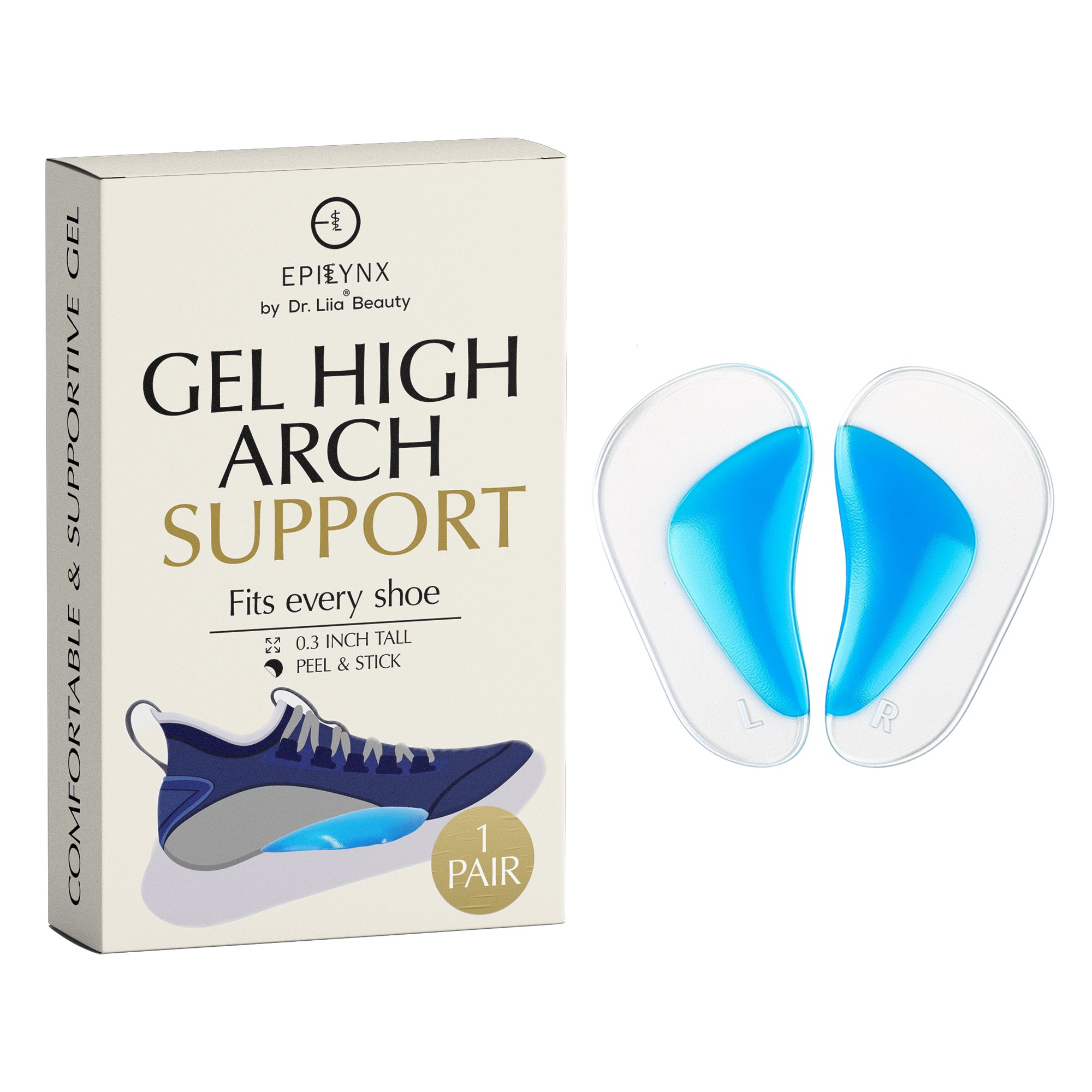 Arch Support Shoe Inserts for Adults & Kids