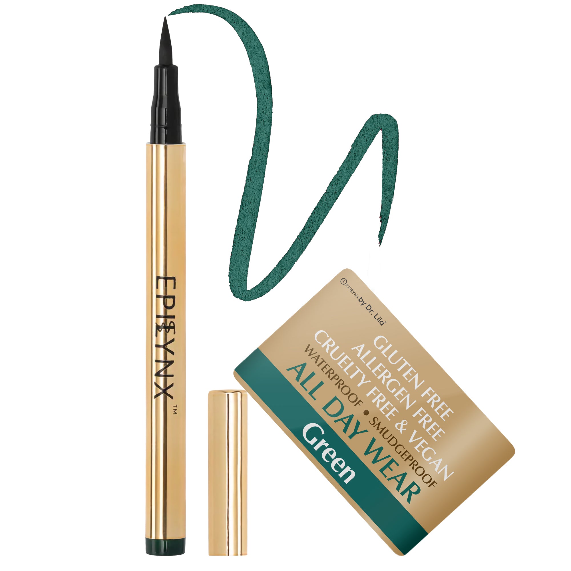 Waterproof Liquid Eyeliner Pen – Vegan, Gluten-Free, Smudge-Proof Precision in Matte & Shimmer Shades