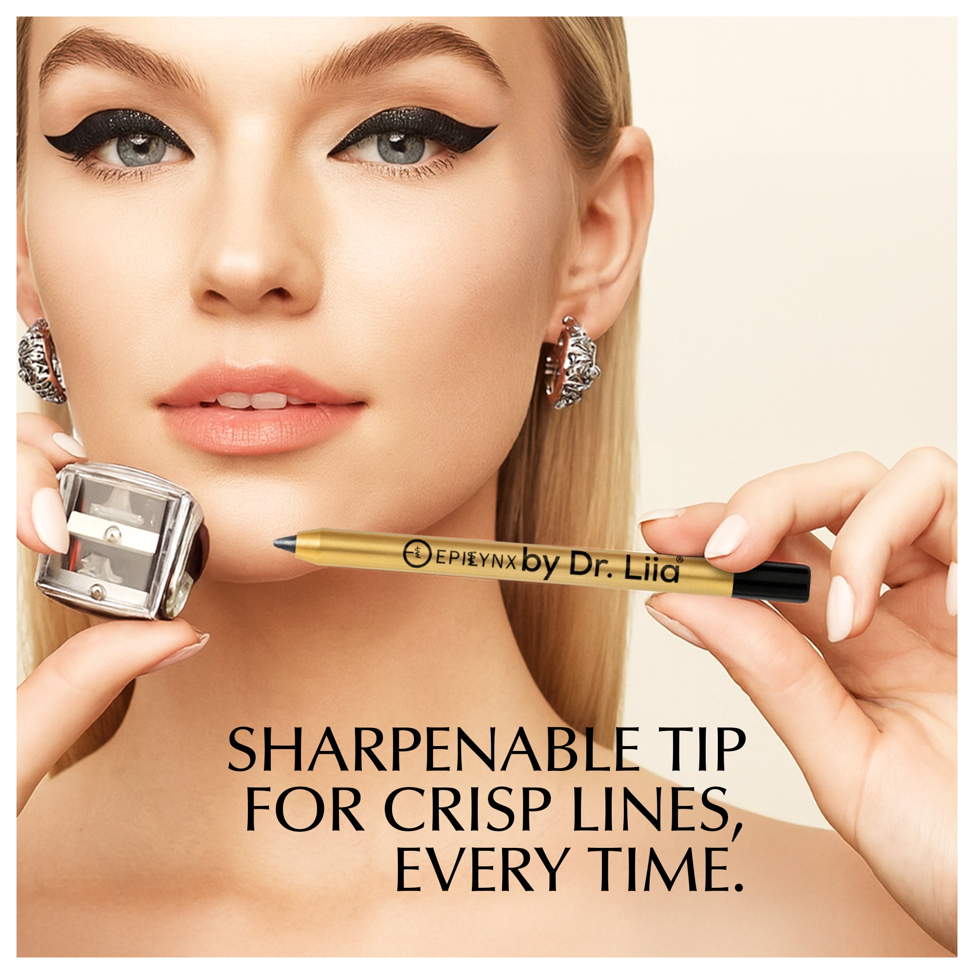 Soft-Glide Kajal Eyeliner Pen – Smudge-Resistant, Comfortable Wear for Sensitive Eyes