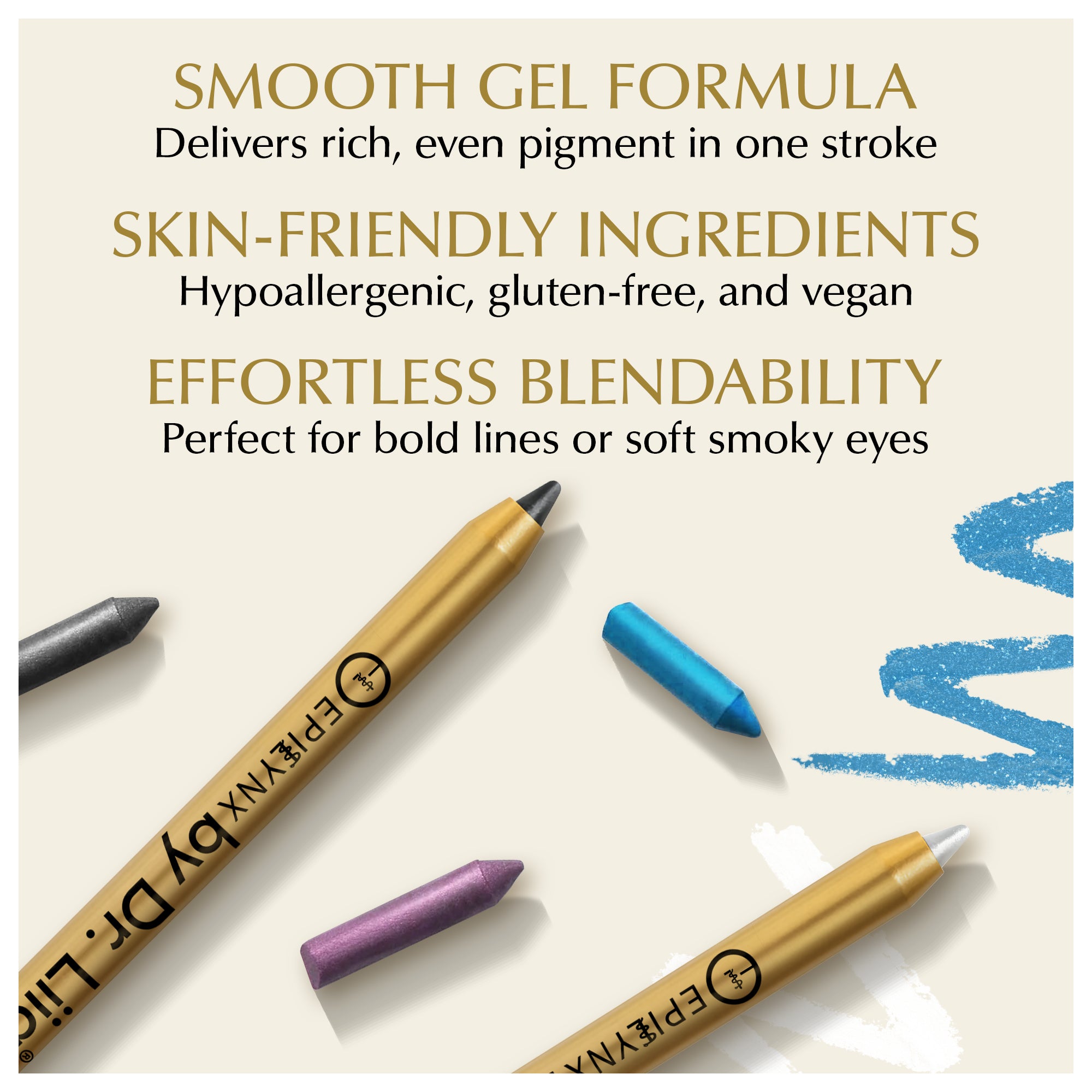 Soft-Glide Kajal Eyeliner Pen – Smudge-Resistant, Comfortable Wear for Sensitive Eyes