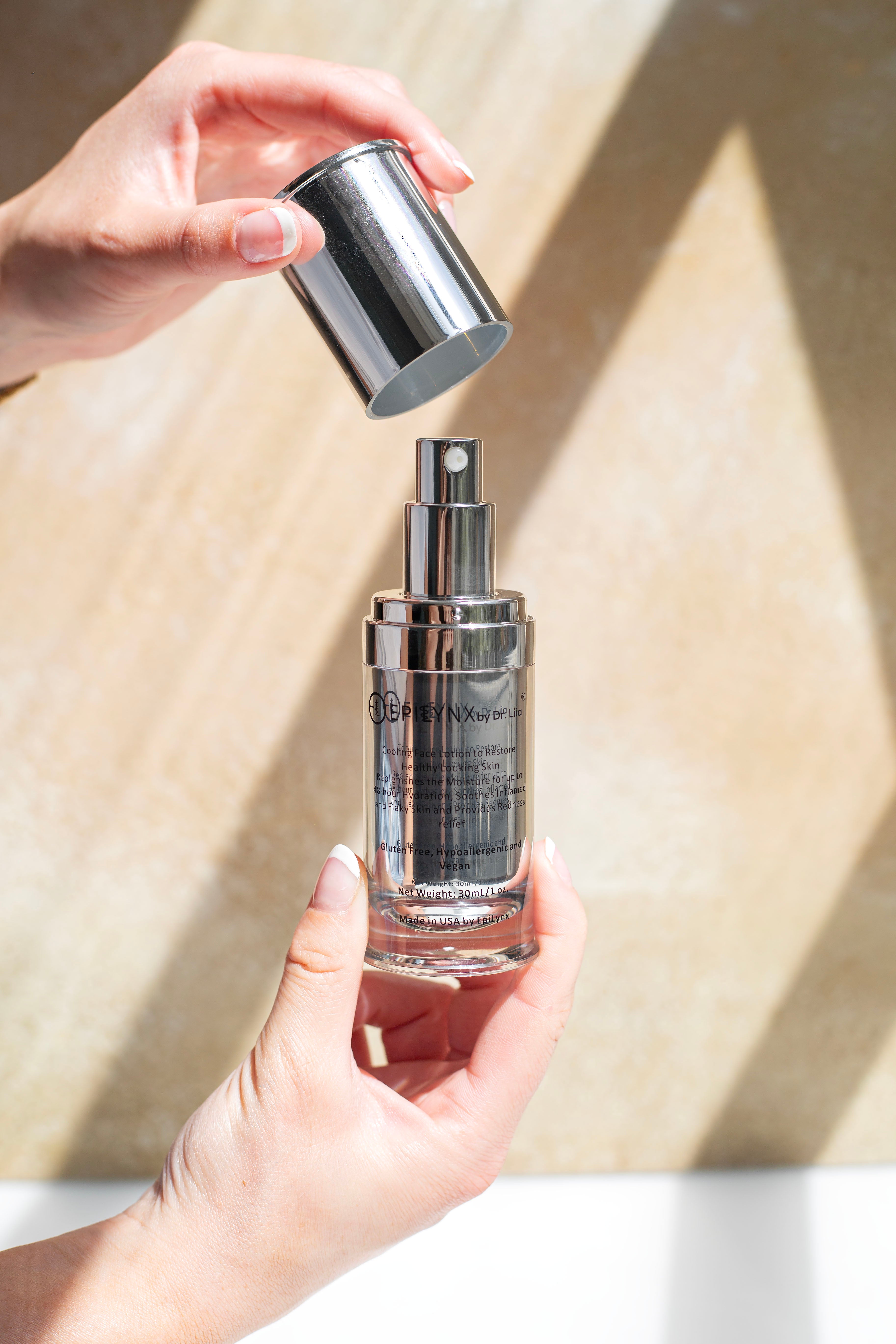 Sensitive skin glowing complexion