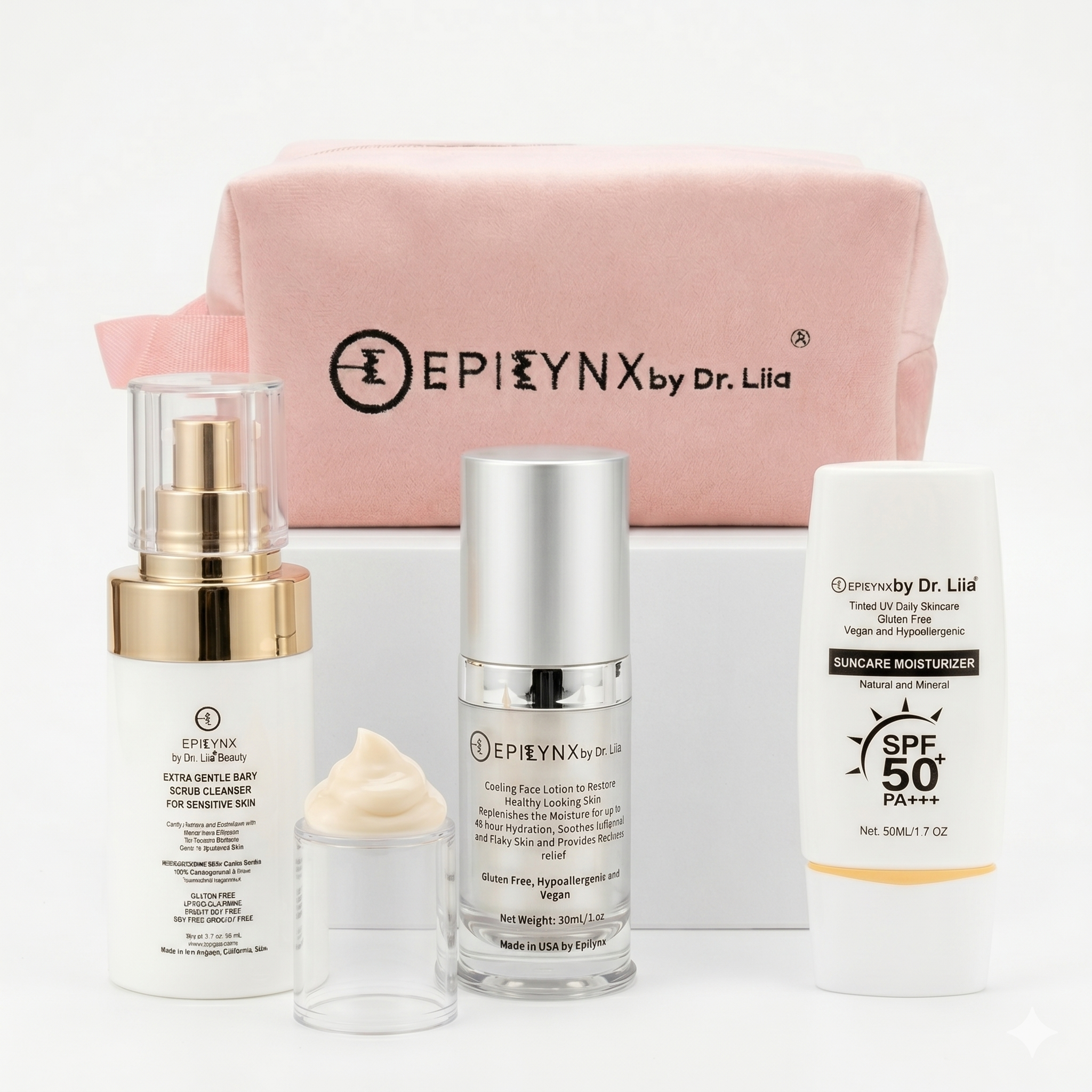 Complete Glow Ritual — 3-Step Allergen-Free Skincare Set for Sensitive & Dry Skin