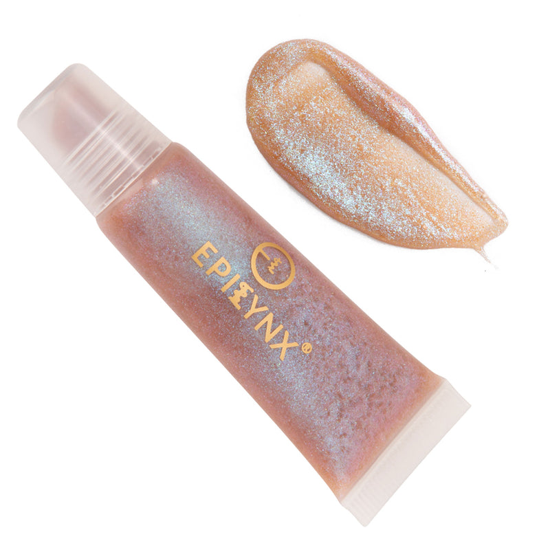 Gluten-Free, Intensely Hydrating Vegan Care Glitter Lip Balm - For Smooth Lips