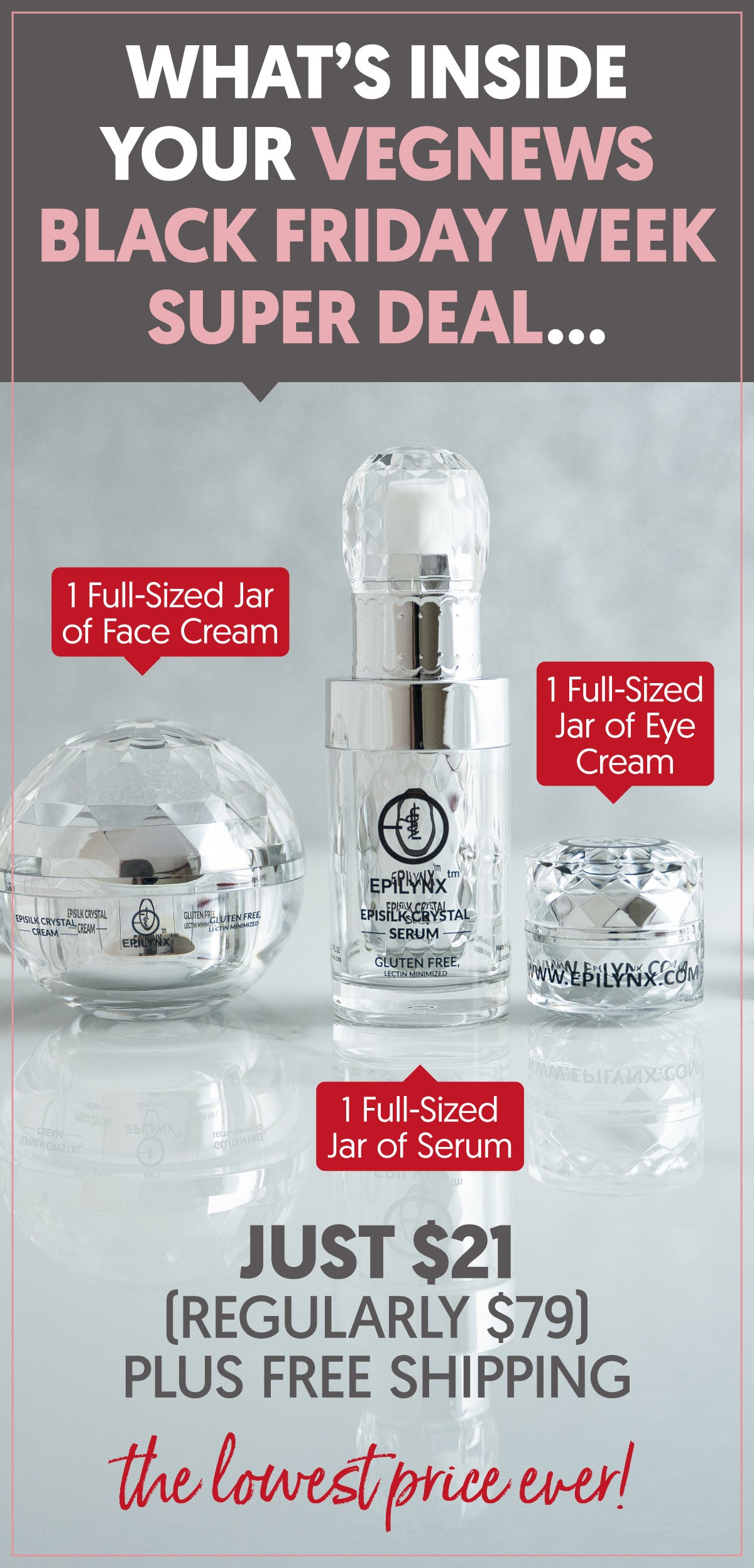 Sparkly Holiday Vegan Beauty Set Just $21 (normal price $79) + Free Shipping