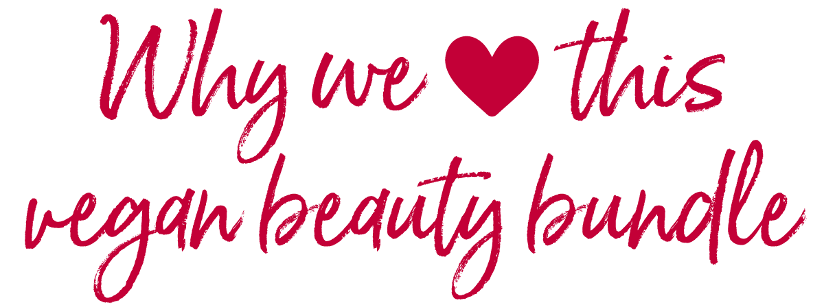 VALENTINE SPECIAL Vegan Beauty Bundle: Full-Sized Face Cream, Serum & Eye Cream!