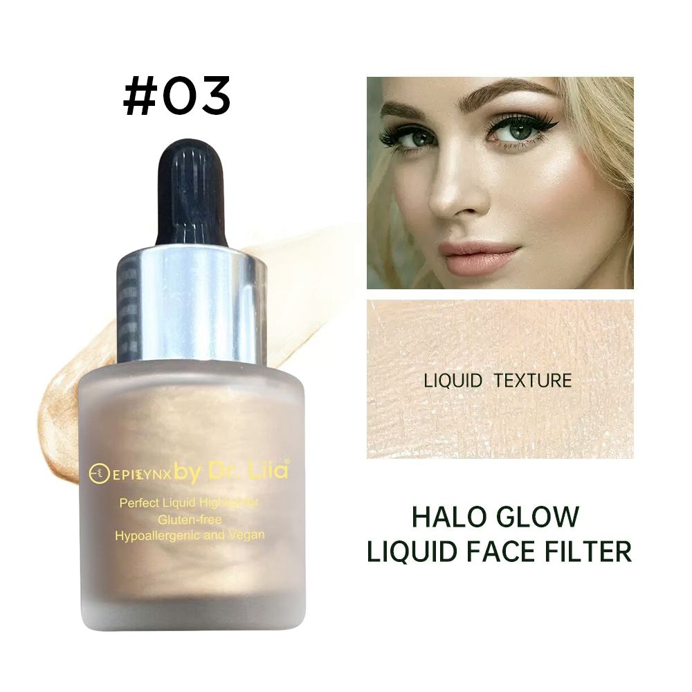 Perfect Liquid Highlighter Drops – Dewy, Luminous Glow (Vegan, Gluten-Free)