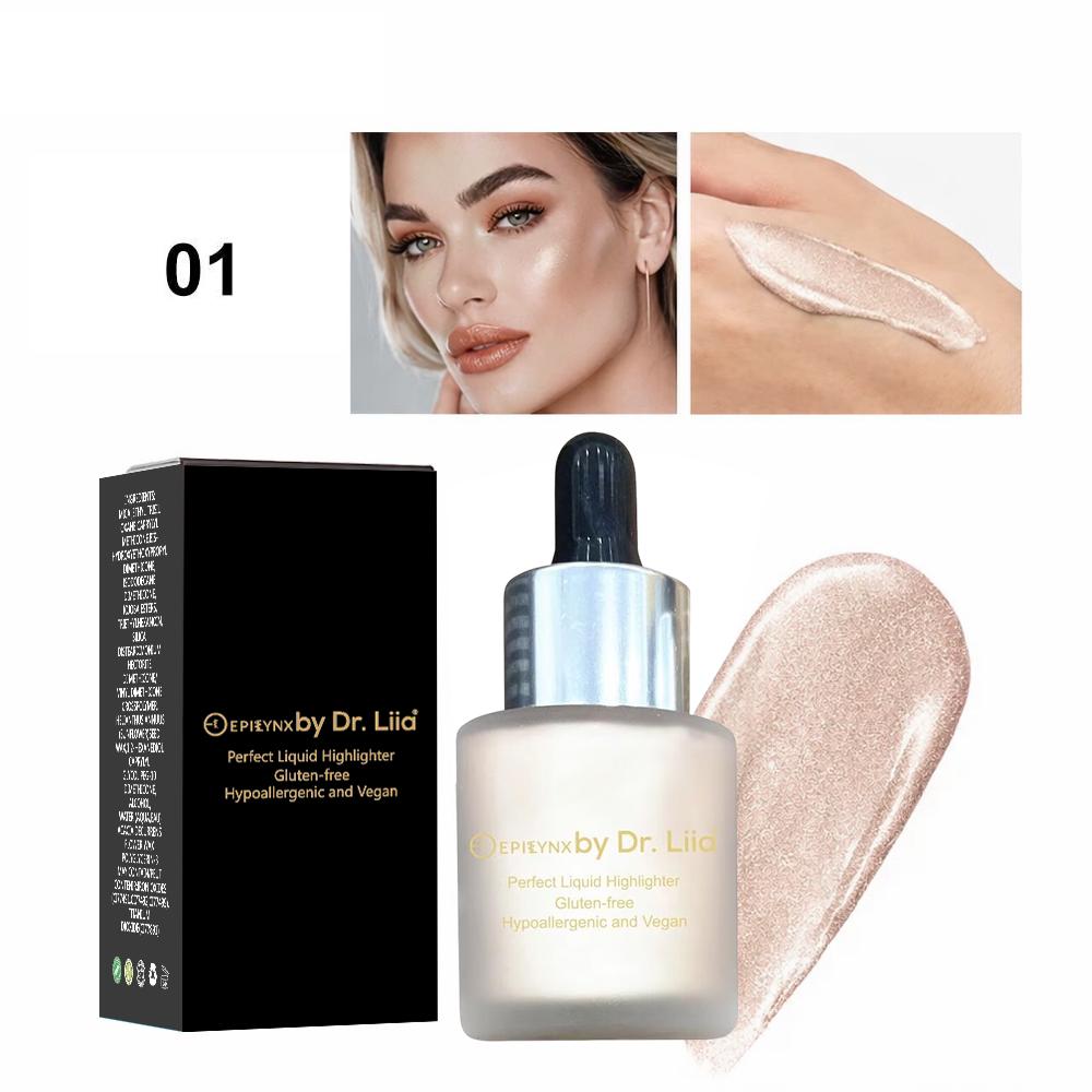 Perfect Liquid Highlighter Drops – Dewy, Luminous Glow (Vegan, Gluten-Free)