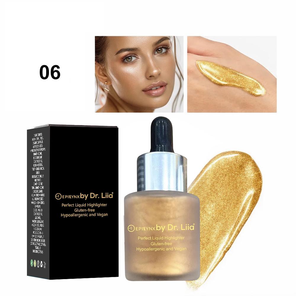 Perfect Liquid Highlighter Drops – Dewy, Luminous Glow (Vegan, Gluten-Free)