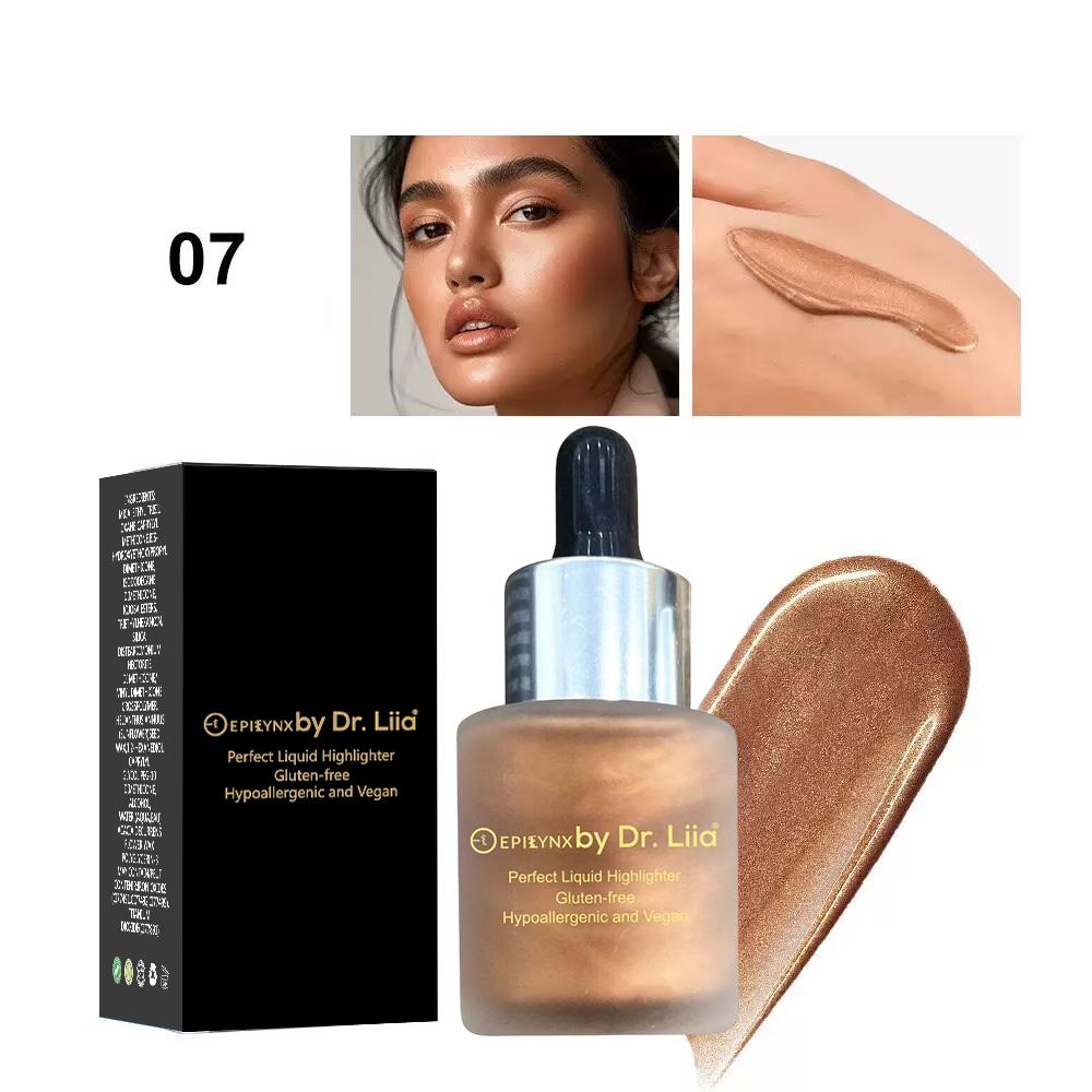 Perfect Liquid Highlighter Drops – Dewy, Luminous Glow (Vegan, Gluten-Free)