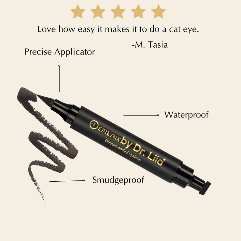 Double Ended Liquid Eyeliner for Winged Look
