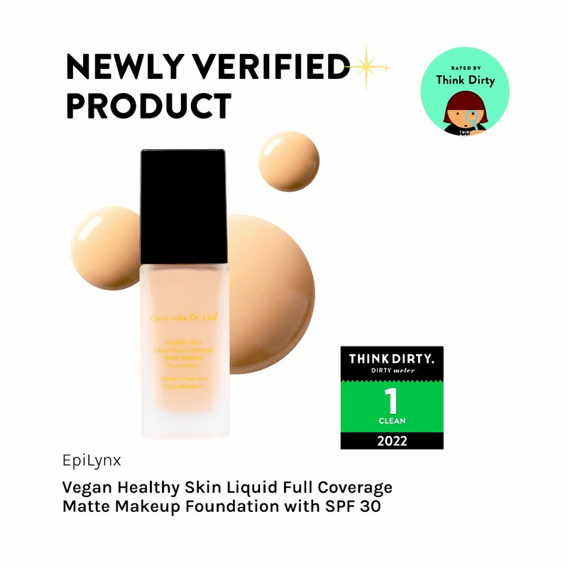 Healthy Skin Liquid Full Coverage Matte Makeup Foundation with SPF 30