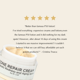 STARTER BEAUTY SET for DARK SPOTS: Skin Brightening Cream and Vitamin C Natural Face Moisturizer