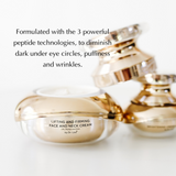 Tightening, Lifting and Illuminating Face Cream and Under Eye Cream Set