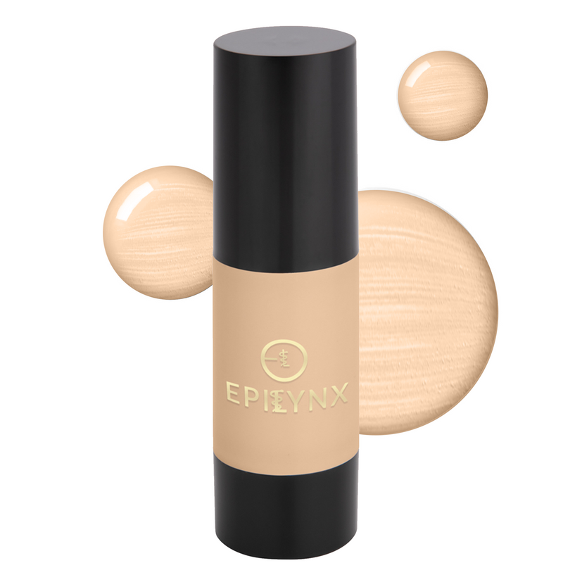 Gluten-Free, Vegan Full Coverage Foundation with SPF 15 - For Flawless Skin