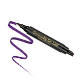 Gluten-Free, Vegan Double Ended Liquid Purple Eyeliner for Smokey Eyes