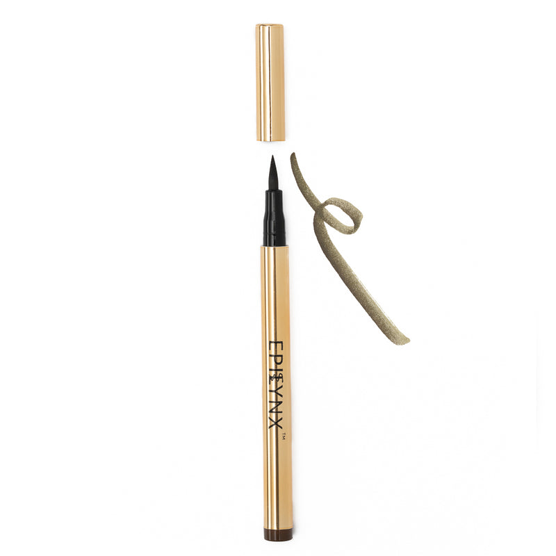 Gluten-Free, Vegan Liquid Brown Eyeliner Pens - Non-Smudge, Waterproof