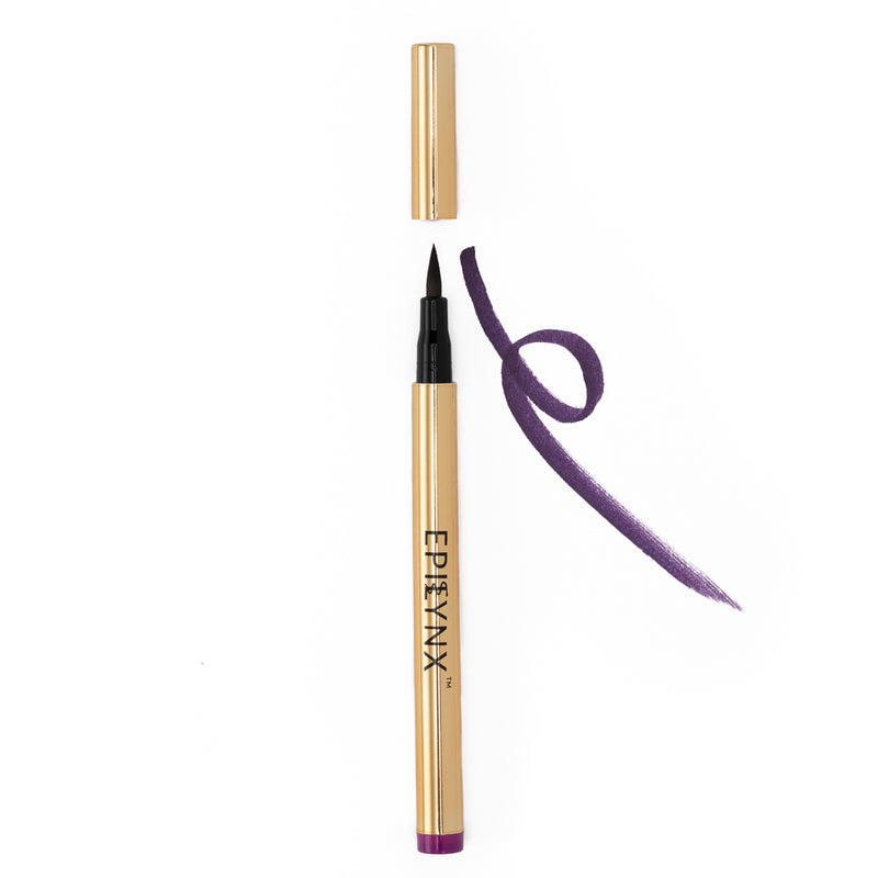 Gluten-Free, Vegan Liquid Purple Eyeliner Pens - Non-Smudge, Waterproof