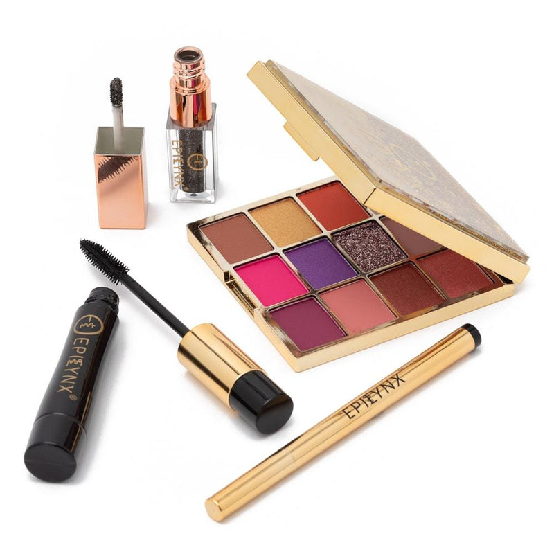 Gluten-Free, Vegan Pink Eyeshadow Looks with Liquid Eyeliner & Mascara