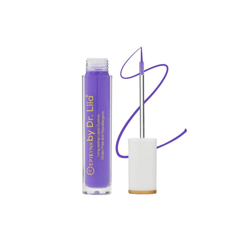 Gluten-Free, Hypoallergenic, Vegan Long-lasting Purple Liquid Eyeliner