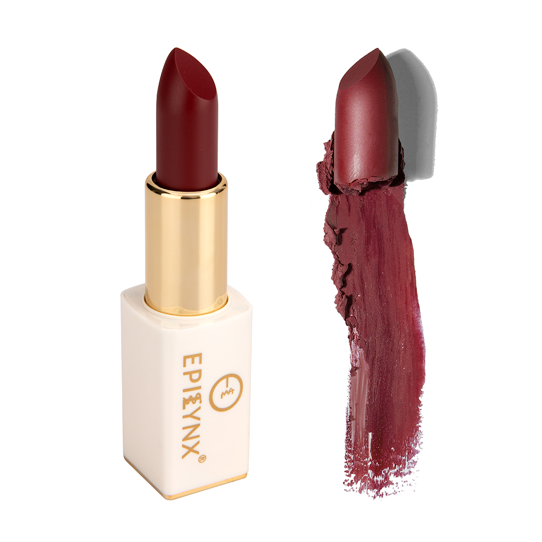 Gluten-Free, Hypoallergenic, Vegan, Matte Purple Lipstick - Intense Hydration