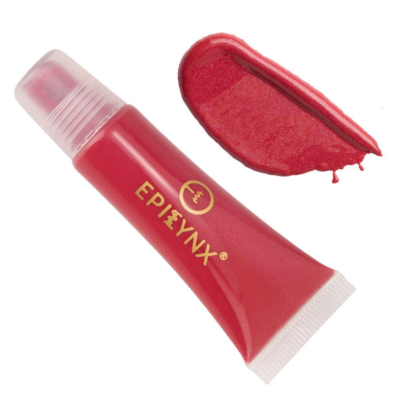 Gluten-Free, Intensely Hydrating Vegan Care Dark Red Lip Balm - For Smooth Lips