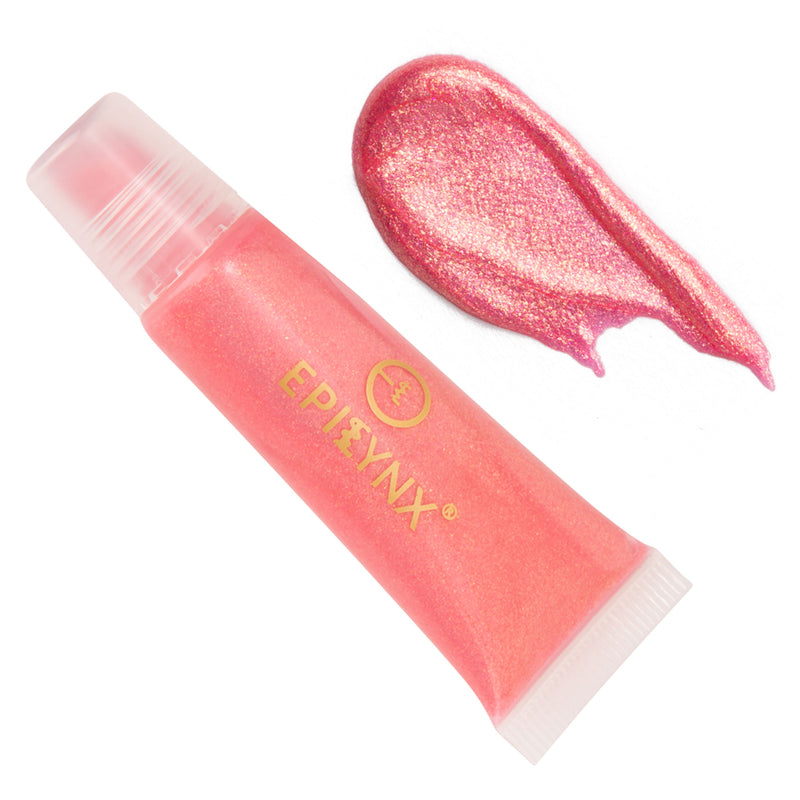 Gluten-Free, Intensely Hydrating Vegan Care Shimmer Lip Balm - For Smooth Lips