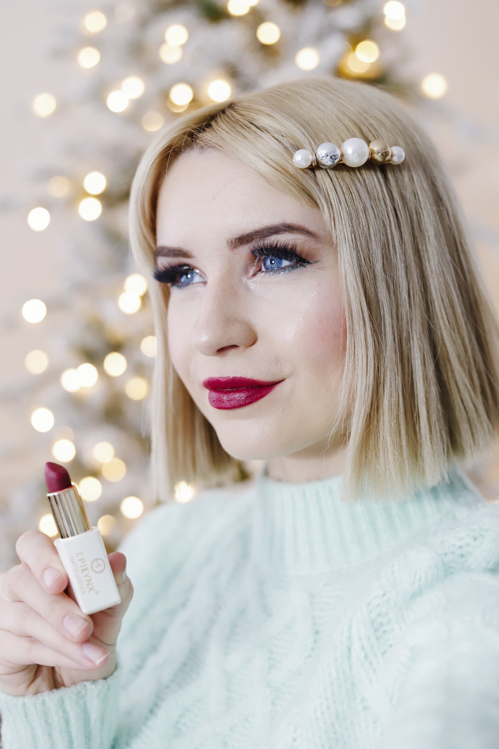 Gluten-Free, Hypoallergenic, Vegan, Matte Purple Lipstick - Intense Hydration